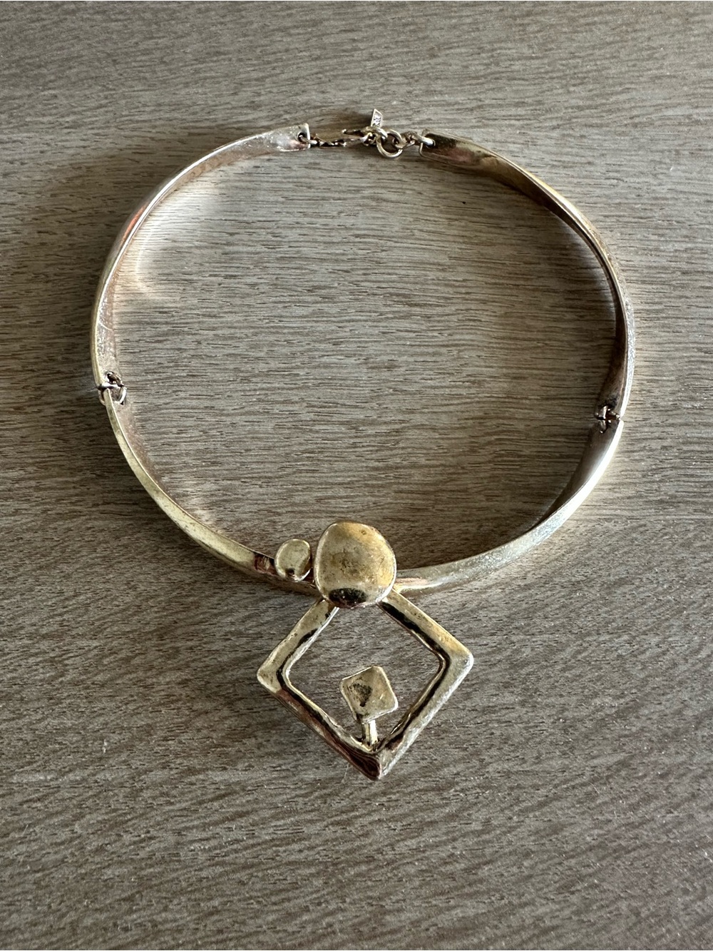 Zara Kate Moss x Zara Geometric Collar Necklace